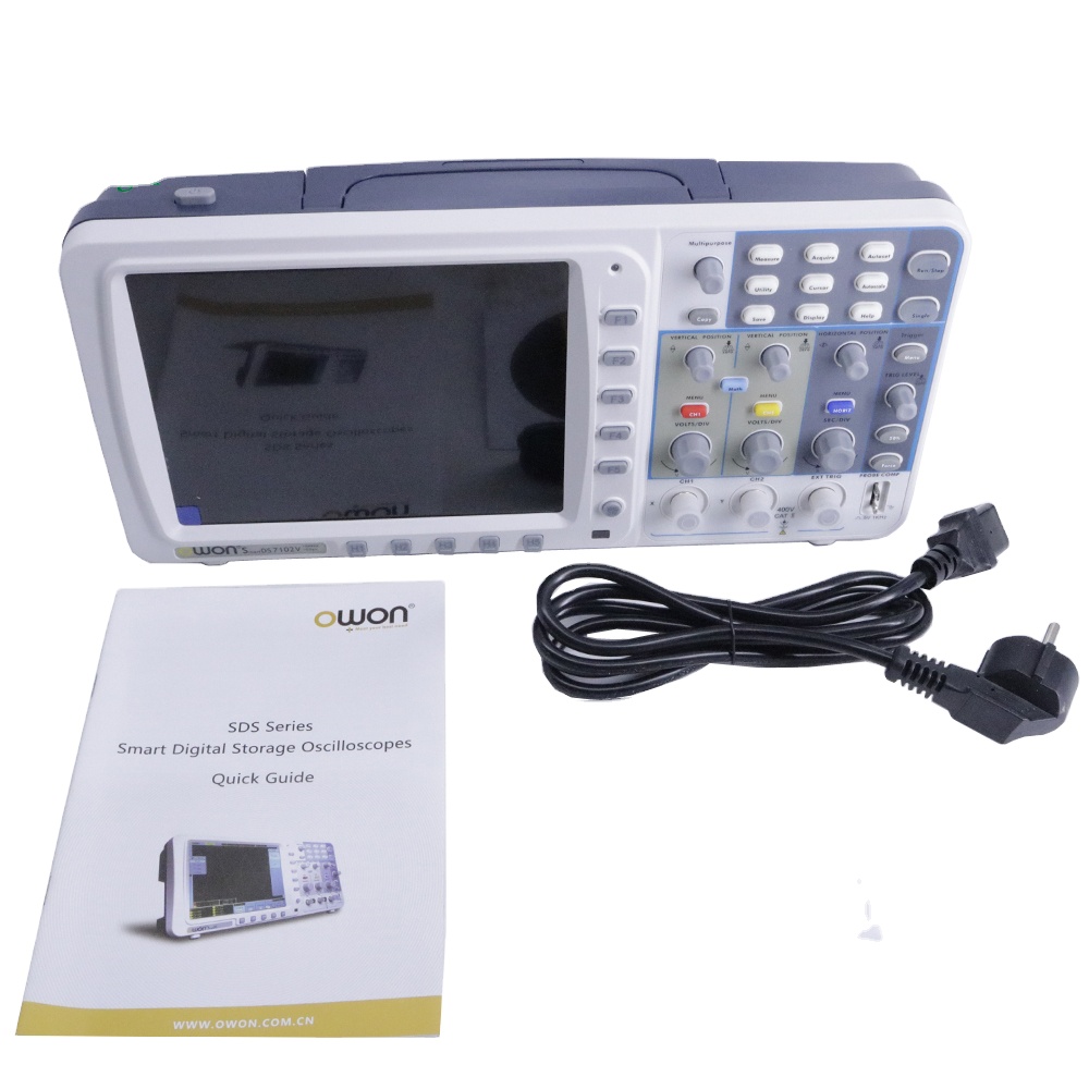جهاز راسم الذبذبات الرقمي OWON - مراجعة Digital Storage Oscilloscope 100Mhz وسعره