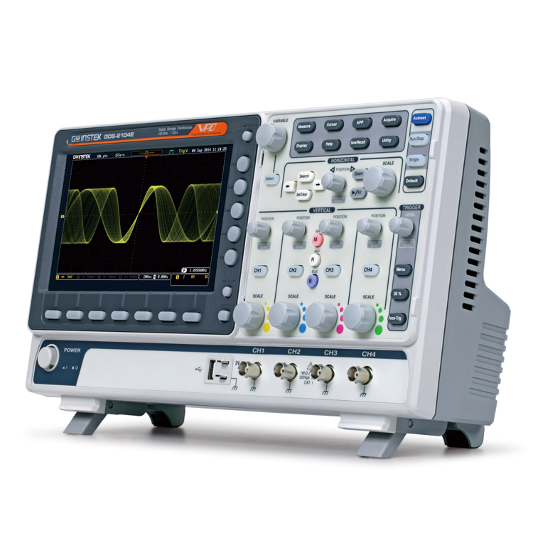 Gwinstek GDS-2000E سلسلة GDS-2 - مراجعة Digital Storage Oscilloscope 100Mhz وسعره